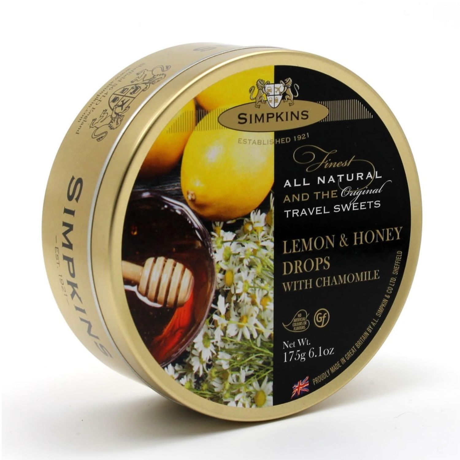 Simpkins Honey Lemon Drops with Chamomile Flavor Candy 175g