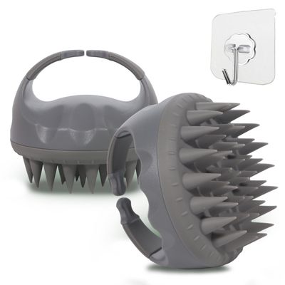 WIGI Hair Scalp Massager with Gift Set, Scalp Scrubber for Hair Growth Dandruff Removal, Shampoo Brush with Soft Silicone Bristles