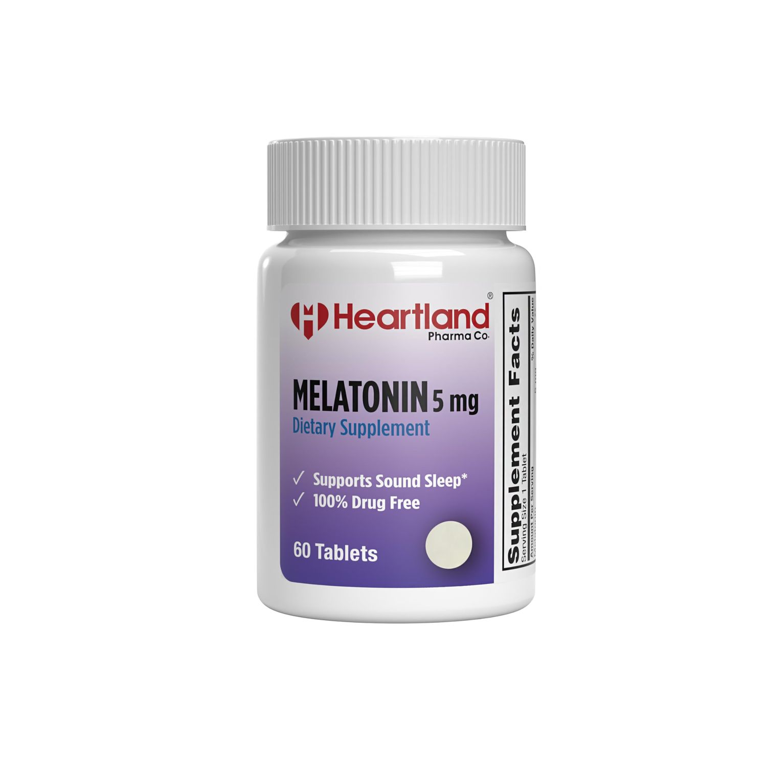 Melatonin 5mg Sleep Aid Pills Natural Sleep Support 100 Drug Free Sleep Aid Supplement Non-Habit Forming USA Manufactured 60 Count