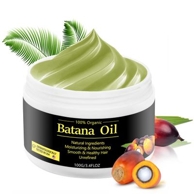 CCbeauty 100 Raw Batana Oil from Honduras - Unrefined Batama Oil for Visibly Thicker, Stronger Hair Growth for All Types, 3.4OZ