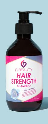 G BEAUTY HAIR STRENGTH SHAMPOO FOR ALL HAIR TYPES, HYDRATING, STRENGHTENING, GREAT FOR HAIR LOSS AND POST HAIR TRANSPLANT
