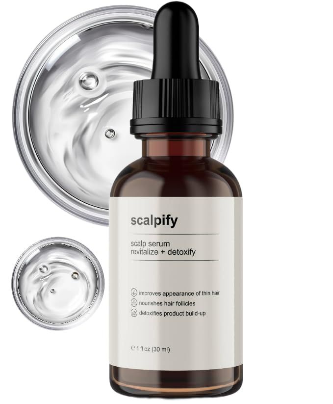 Scalpify Advanced Hair Serum Nourishing Scalp Serum Non Oily Treatment for Enhanced Hair Support and Thickness Perfect for Men Women 30mL
