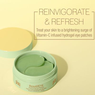 Pixi BeautifEYE Hydrogel Under-Eye Patches Refreshing Eye Patches For Dark Circles Brighten Hydrate Under Eyes 30 Pairs 60 Patches