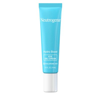 Neutrogena Hydro Boost Hydrating Gel Eye Cream with Hyaluronic Acid, Dermatologist Recommended Water Gel Under-Eye Cream, Oil-, Dye- Fragrance Free, 0.5 fl. oz