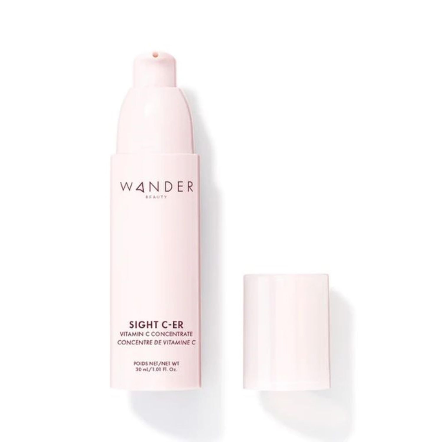 Wander Beauty Sight C-er Vitamin C Concentrate - 20 Vitamin C Cream to Plump, Brighten, Hydrate Face - Brightening Moisturizer with Vitamin E, Kakadu Plum, Niacinamide, Hyaluronic Acid - 1.01 oz