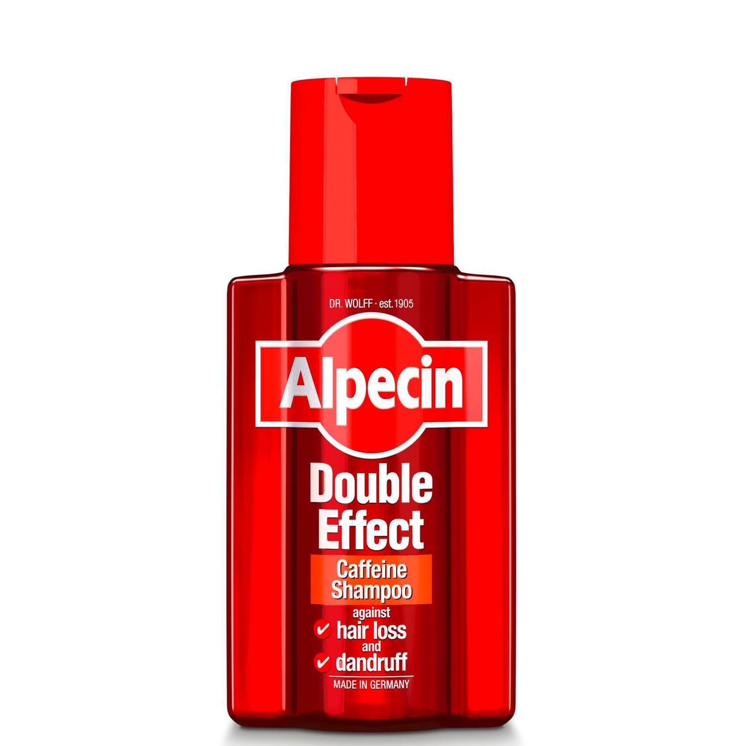 New! Alpecin Double Effect Caffeine Shampoo Fights Against Dandruff Hair Loss 200ml by ALPECIN