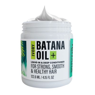Ivory Batana Oil for Hair Growth Dr Sebi Organic - Authentic Batana Hair Mask from Honduras - Natural Hair Oil - 4 Ounce Jar