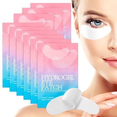 110 Pairs C. ARTIST 100 Natural Eyelash Extension Under Eye Gel Pads patches kit Collagen Aloe Vera Hydrogel Eye Patches Eyelash Extension Supplies Tools, Lash Extension Supplies, lash tech supplies