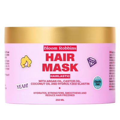 Bloom Robbins Hairlastic Hair Mask - Hair Mask for Damaged Hair Deep Conditioning Hair Mask - Hair Mask for Dry Damaged Hair and Growth Hair Treatment