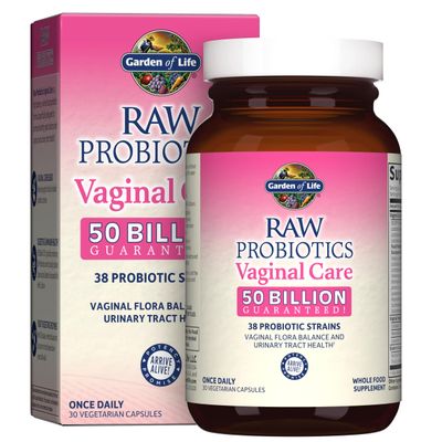 Garden of Life - Raw Probiotics Vaginal Care (Veggie Caps) - 30 Vegeterian Capsules