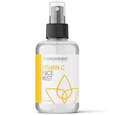 Vitamin C Glow Hydrating Anti-Aging Face Mist wActives Vita C, Niacinamide, Collagen, Peptides and Retinol Refreshes Brightens Complexion 4 fl oz, 120 ml