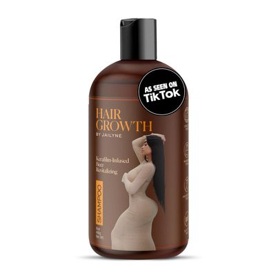 Hair Growth Shampoo by Jailyne Ojeda - Biotin Keratin-Infused Formula for Thicker, Fuller Hair - Nourishing Solution for Hair Growth Scalp Health - Made in USA
