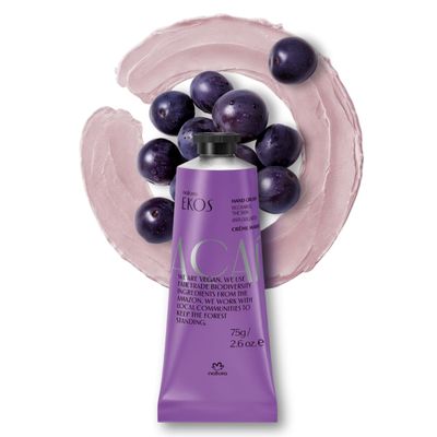 Natura - Ekos Aa Hand Cream - Anti-Dullness Hand Balm - Recharge the Skin - Fast Absorption - Skin Moisturizer - Vegan Skin Care - Brazilian Beauty Secrets - Self Care Body Care - 2.6oz (75g)