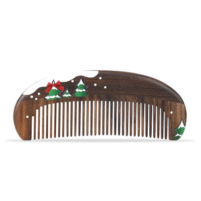 TAN MUJIANG Wooden Hair Comb Scalp Massage Christmas Gift 1 pc