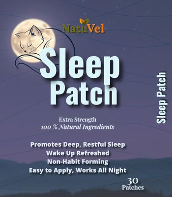 NatuVel Sleep Patches: Restful Sleep with Valerian Passionflower Melatonin More. Apply 1hr Before Bed. 30 Patches.
