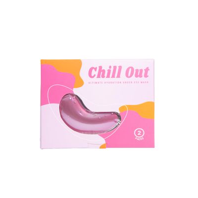 SoCal Beauty Chill Out Under Eye Masks (1 Pair) - Hydrating Gel Pads with Glycyrrhiza Glabra Centella - Depuff Brighten Dark Circles - Cruelty-Free Eye Treatment