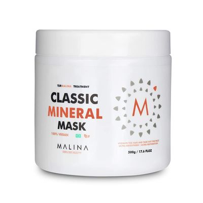 Malina Classic Mineral Mask - Vegan Hair Treatment Repair - 500g