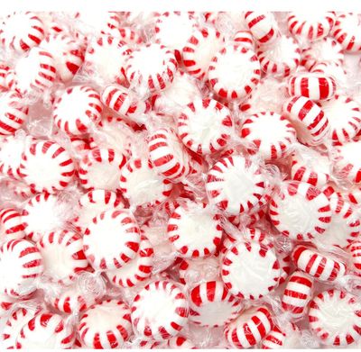 HARD CANDY CONFECTIONS PEPPERMINT (STARLIGHT MINTS) Individually Wrapped Starlight Peppermint Candy, 2 Pack - 5.75 OZBag