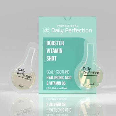 Add-in Hair Goal Serum: Vitamin Booster Shot to Customize Hair Care. Enriched with Hyaluronic Acid and Vitamin B6 for Soothing Irritated Scalp. Unscented.
