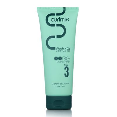 CurlMix Moisturizer for Curly Hair - Hempseed Oil Softens Hydrates Hair - Medium Hold