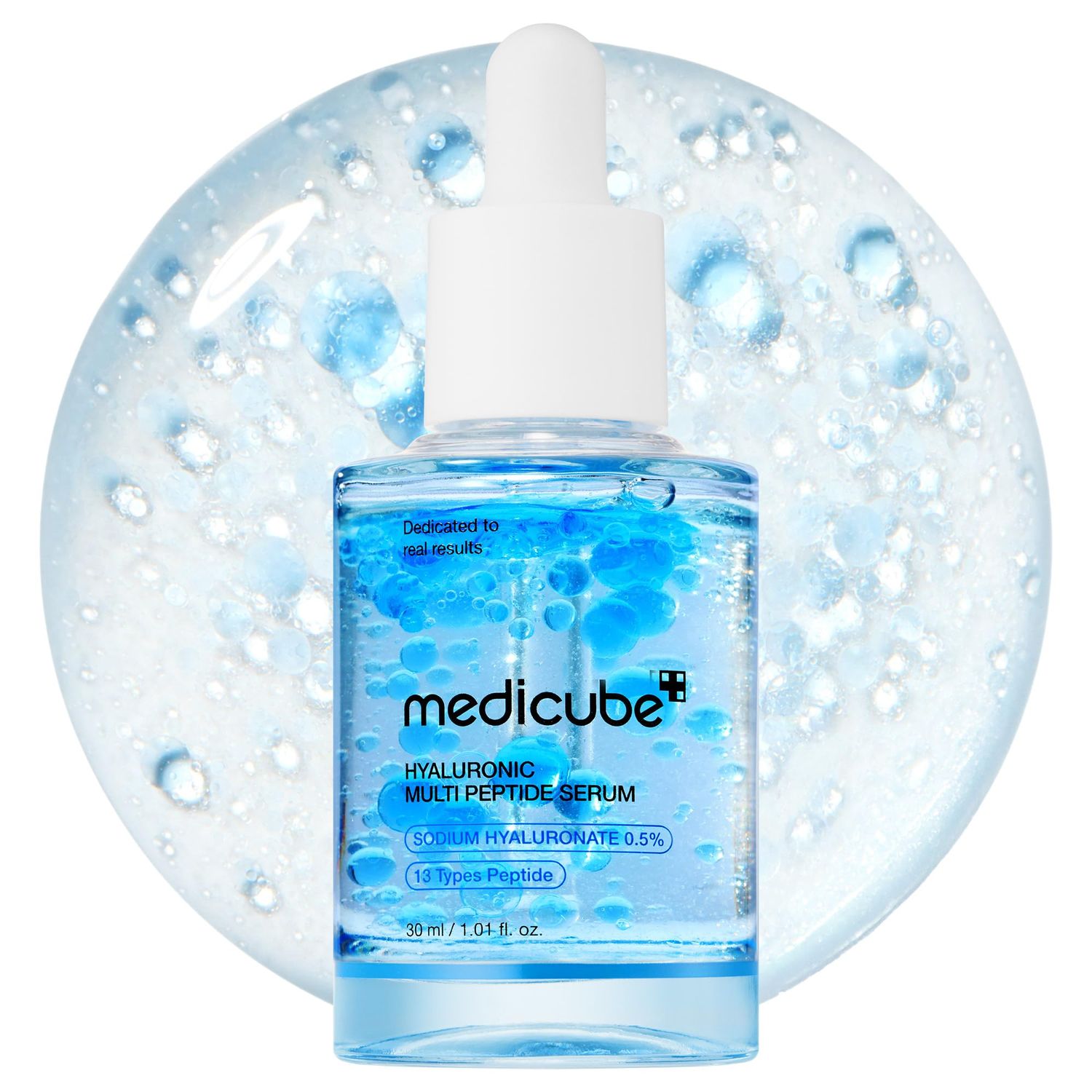 medicube Hyaluronic Multi Peptide PDRN Serum for Glowing and Soothing Lightweight Water Plumping Radiant Facial Serum for All Skin Type, Hydrating Moisturizer, Korean Skincare 30ml 1.01fl.oz.