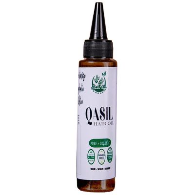 Jaunty Qasil hair oil 100ml - Authentic African Plant Based Mask Deep Cleansing Beauty Secret Ethically Sourced from Somalia All Skin Types