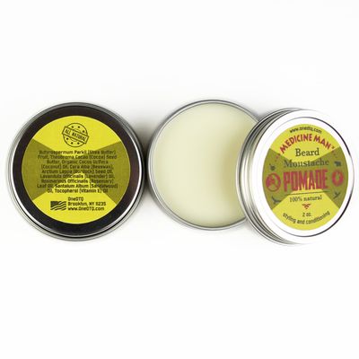 Medicine Mans Beard Balm; Promotes Healthy Beard Growth, Premium Natural and Organic Butters and Oils, 2 Ounce, Mild Hold