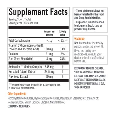 Viviscal Men's Hair Growth Supplements for Thicker, Fuller Hair Clinically Proven with Proprietary Collagen Complex 180 Tablets - 3 Month Supply