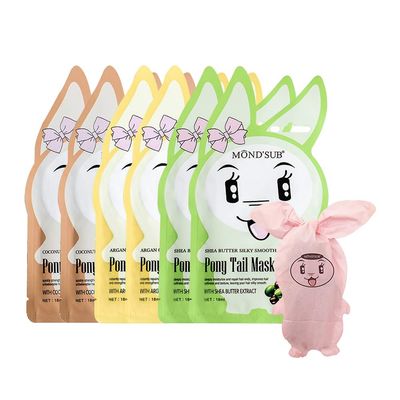Hair Tail Mask, Hydrating Hair Mask,Hair Mask-Deep Conditioning Hydration Dry Hair,6 pack,Coconut,Shea butter,Argan Oil,Hydrating Repair for Dry Damaged Hair