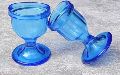 AYUSHYA HEALTH BlueCOLOR Eye Wash Cups with Storage Container- Eye Cups for Eye wash Shaped Rim for Eye Rinse, Cleansing, Remove Dust, Makeup Irritants- Eye wash kit Set of 2 Eye Cup