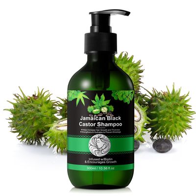 Jamaican Black Castor Oil Shampoo, Castor Oil Shampoo for Hair Growth, Deep Cleansing, Nourishes Scalp, Strengthen Restore Damaged Hair, Hair Growth Shampoo for Women Men, Sulfate Free, 10.56 Fl Oz