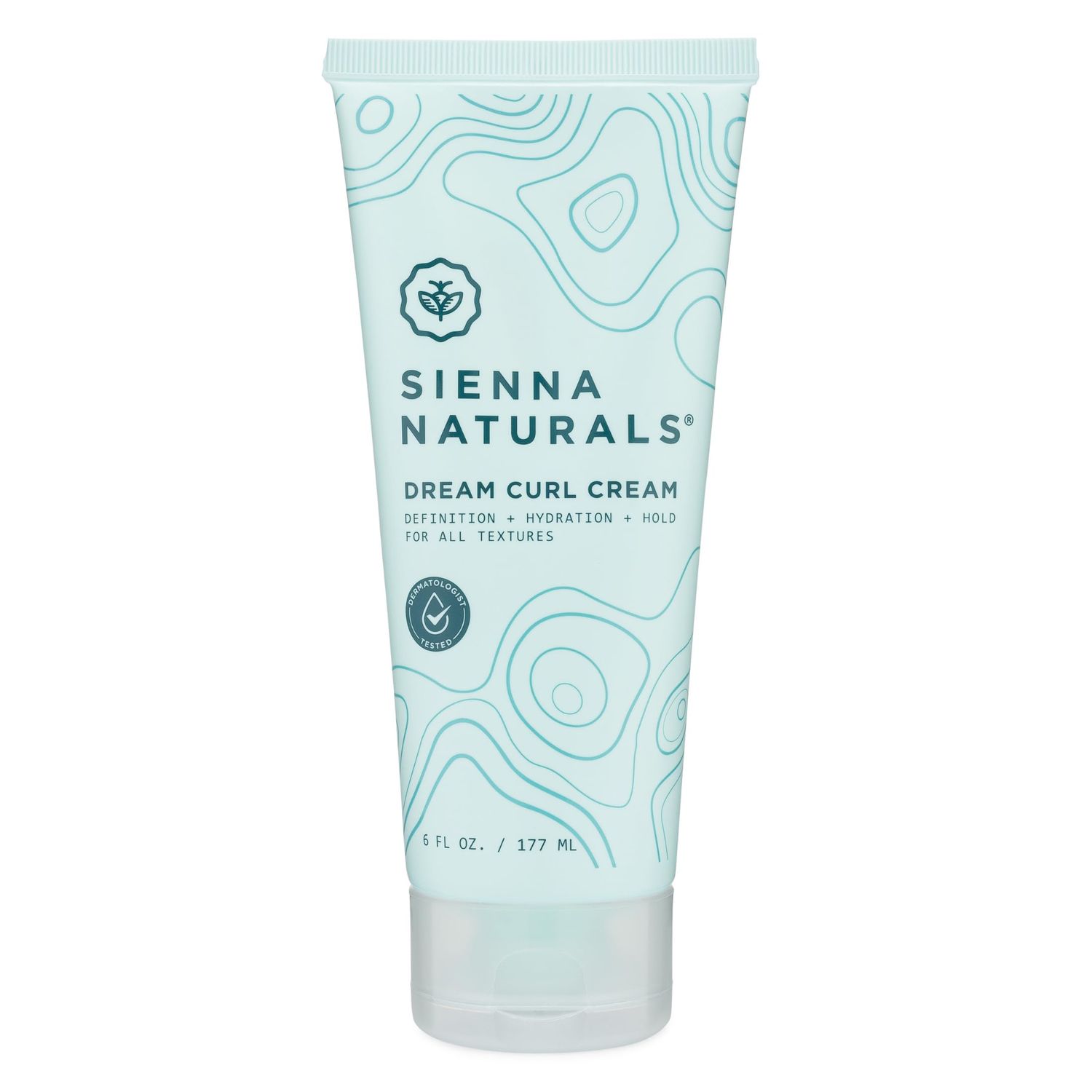 Sienna Naturals - Dream Curl Cream - Lightweight Curl Defining Hydrating Styling Cream - Enhances Curls, Reduces Frizz Adds Soft Hold - Clean, Vegan Silicone-Free, 6oz