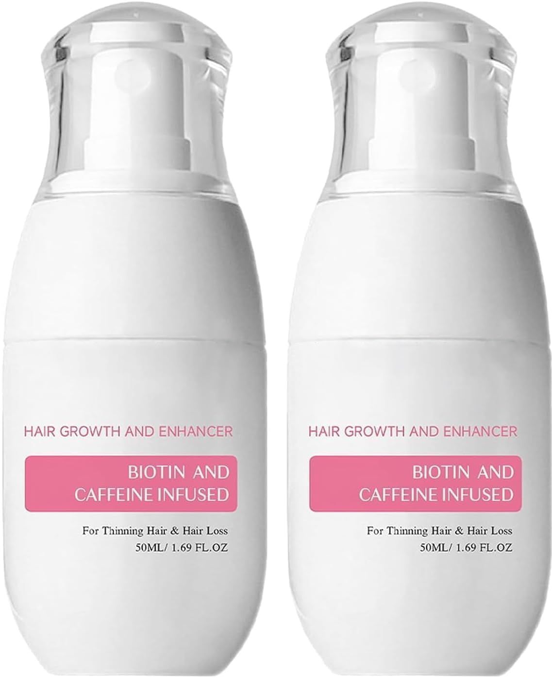 Hair Regrowth Rice Water Hair Growth Spray with Biotin Ginger and Fuller Hair (2PCS)