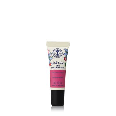 Neal&#39;s Yard Wild Rose Eye Brightener, Revives Smooths, Lightweight Fast Absorbing Wild Rosehip Seed Oil Green Tea Caffeine,10mL