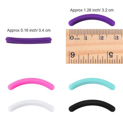 Eyelash Curler Refill Pads Silicone Rubber Curler Replacement Refills Pads for Universal with a Clear Storage Box