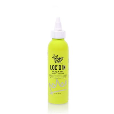 YOUNG KING HAIR CARE Growth Scalp Oil For All Hair Types Lemongrass and Black Castor Oil Soothes and Conditions for Dreads, Braids, Twists Natural Loc Care and Maintenance (4oz)