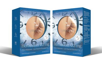 Herbatonin 0.3mg - The First Phyto-Melatonin (Natural Plant Melatonin) - 180 Vegan Capsules (180 Day Supply) Low Dose, Natural Sleep Aid and Circadian Rhythm Support