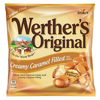 Werther&#39;s Original Creamy Caramel Filled Candy, 2.65 Oz Bags (Pack of 12)