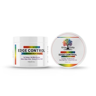GrowFinity Hair Growth Gel with Biotin and Argan Oil for Rapid Growth Strong 48-Hour Hold Styling Gel for Edges Extra Large 5.3 Oz