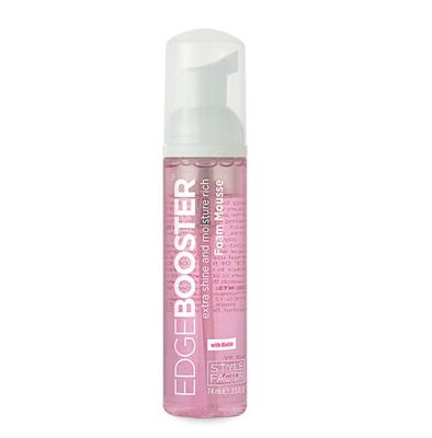 Style Factor Edge Booster Extra Shine Foam Wrap Moisture Rich Foam Mousse 2.5 Oz TRAVEL SIZE (Biotin)