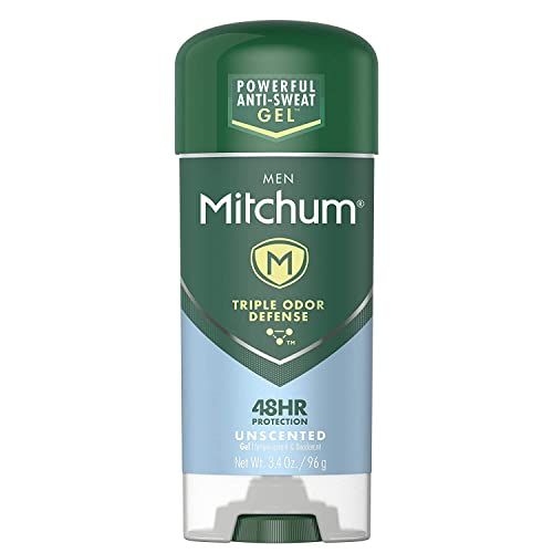 Mitchum Advanced Control Unscented Gel, Anti-Perspirant Deodarant 3.4 oz (Pack of 2)