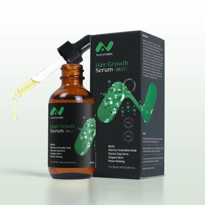 N NANOBK Hair regrowth serum for Men Women, Natural Ingredients for extreme hair growth, Enhance hair loss for curly thin hair,Help hair thickness,shiny moisturizing,Easy to apply, 2fl oz