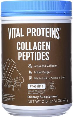Vital Chocolate Proteins Collagen Peptides, Pasture Raised, Grass Fed, Paleo Friendly, GlutenZero Sugar Dairy Free, 32.56 Oz
