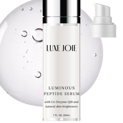 Luminous Peptide Serum Best Anti Aging Facial Treatment Skin Care Improve Fine Lines, Hydrate, Lifts Plumps Firms Reduce Deep Wrinkles Improve Skin Tone for Men and Women