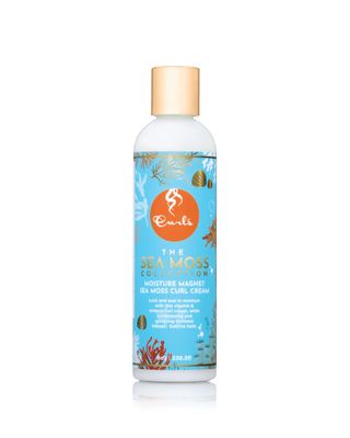 Curls Sea Moss Moisture Magnet Cream - Attracts and Locks In Moisture - Defines, Sculpts Waves, Controls Frizz - For All Types 8oz, 1 Count