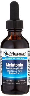 Numedica - Melatonin Liquid Medicinal Sleep Aid - Lemon Flavor- 2 fl oz (Premium Packaging)