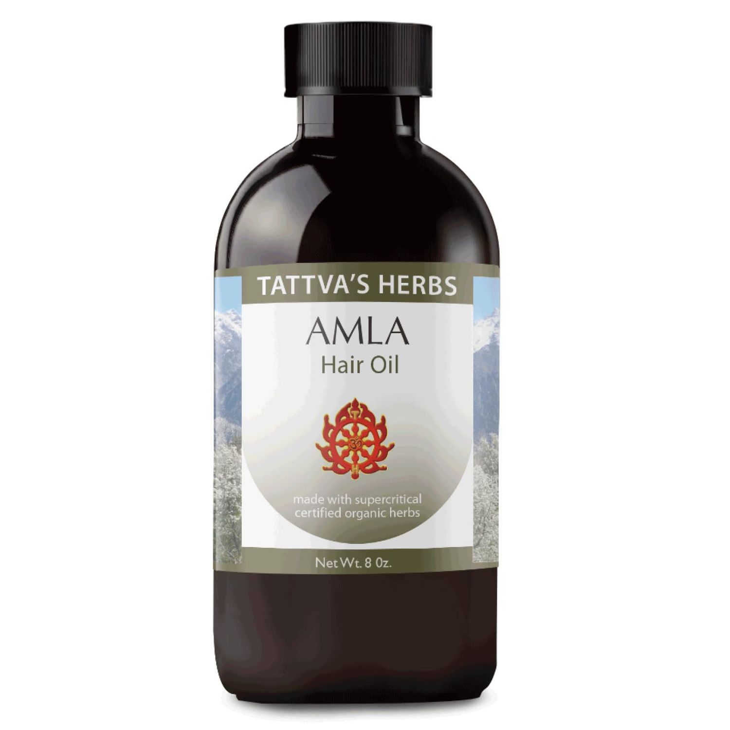 Tattva&#39;s Herbs Amla Oil, Amla Hair Oil for Hair Growth Scalp Treatment, Cold Pressed Unrefined, Indian Hair Oil, Alma Oil for Hair Growth, 8 oz Bottle, 25 Years Of Premium Service