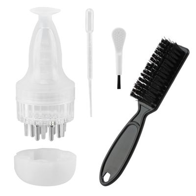 Hair Oil Applicator, 5ml Hair Serum Applicator, Small Hai-r Massager Brush, Scalp Massager for Hai-r Growth Care Essential Oil Set for Men and Women(COLOR:White)