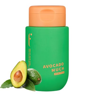 FLABOIS Leave-In Conditioner - No Wash Korean Hair Mask, Avocado Hair Treatment for Frizzy, Dry Hair Damage, Split Ends, Breakage, Biotin Vitamins, Hydrating Repair, Smooth (5 Fl oz)