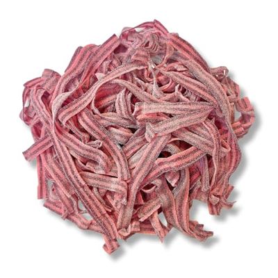 Sour Power Premium Candy Belts, RaspberryCherry, 6.6 lb